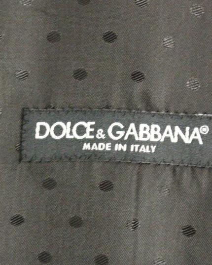 Dolce & Gabbana Gray Wool Formal Dress Vest Gilet Weste
