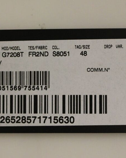 Dolce & Gabbana Gray Striped Wool Single Breasted Vest