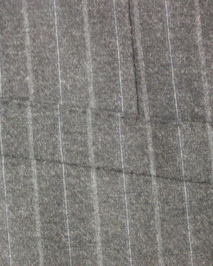 Dolce & Gabbana Gray Striped Wool Logo Vest Gilet Weste