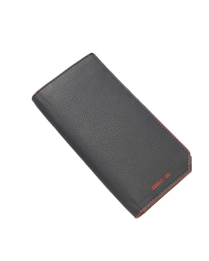 Cerruti 1881 Blue Calfskin Men Wallet