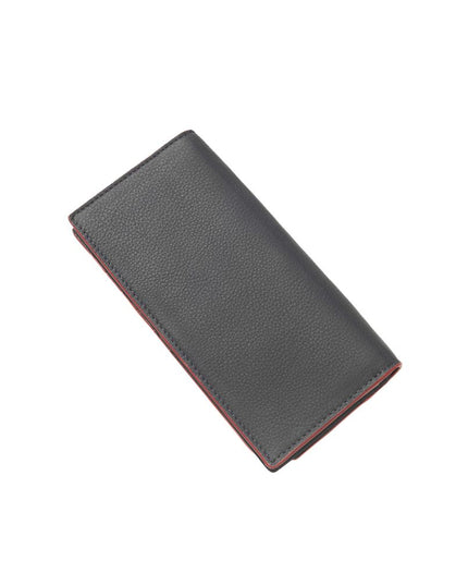 Cerruti 1881 Blue Calfskin Men Wallet