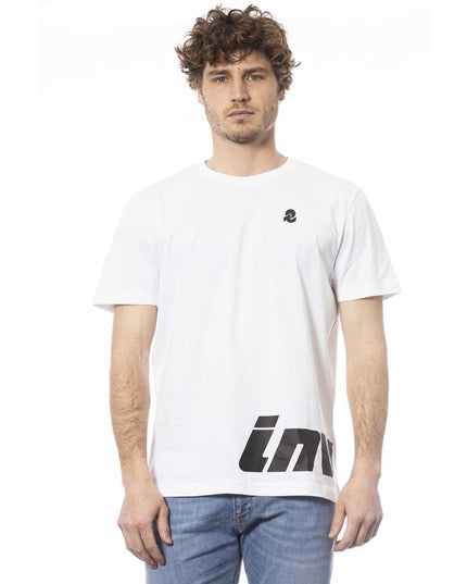 Invicta White Cotton Men T-Shirt