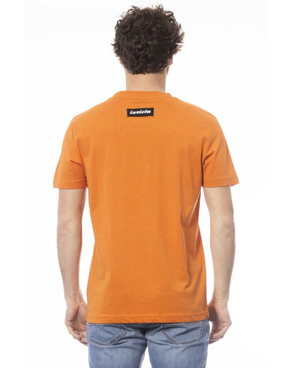 Invicta Orange Cotton Men T-Shirt