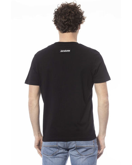 Invicta Black Cotton Men T-Shirt
