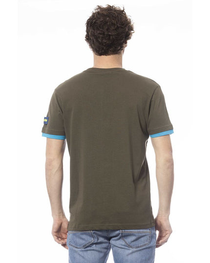Invicta Green Cotton Men T-Shirt