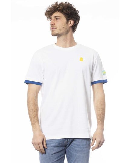 Invicta White Cotton Men T-Shirt