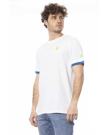 Invicta White Cotton Men T-Shirt