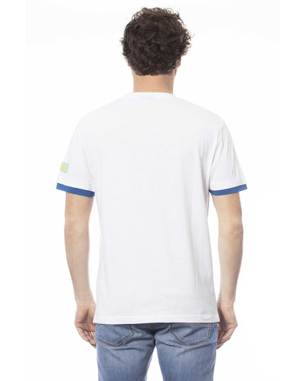 Invicta White Cotton Men T-Shirt