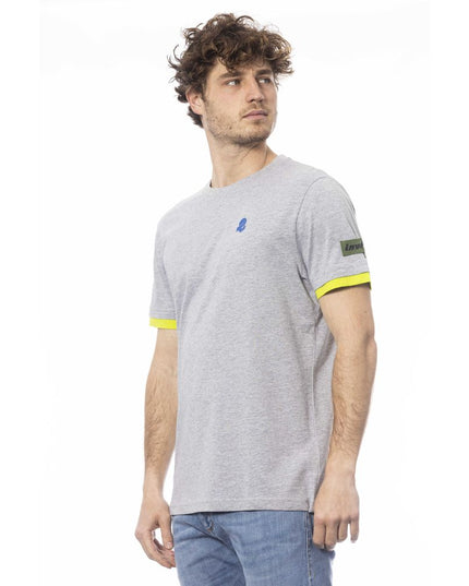 Invicta Gray Cotton Men T-Shirt