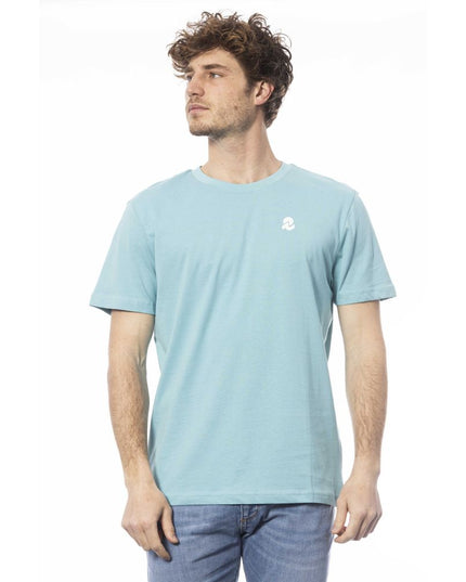 Invicta Light Blue Cotton Men T-Shirt