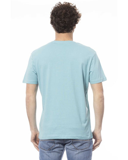 Invicta Light Blue Cotton Men T-Shirt