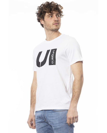 Ungaro Sport White Cotton Men T-Shirt