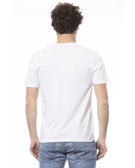 Ungaro Sport White Cotton Men T-Shirt