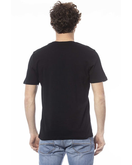 Ungaro Sport Black Cotton Men T-Shirt