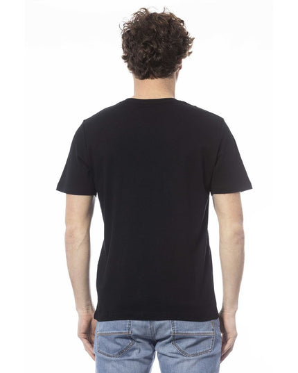 Ungaro Sport Black Cotton Men T-Shirt