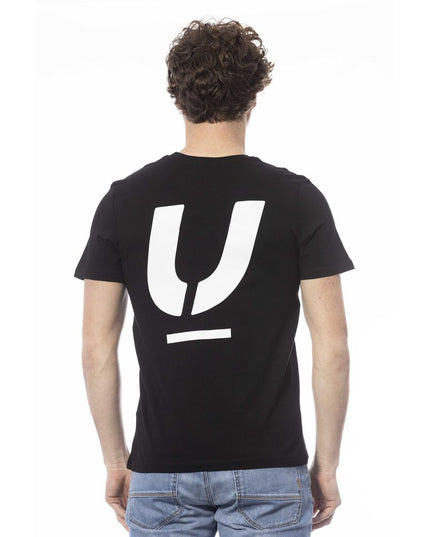 Ungaro Sport Black Cotton Men T-Shirt