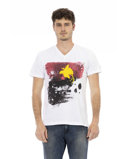 Trussardi Action White Cotton Men's T-Shirt