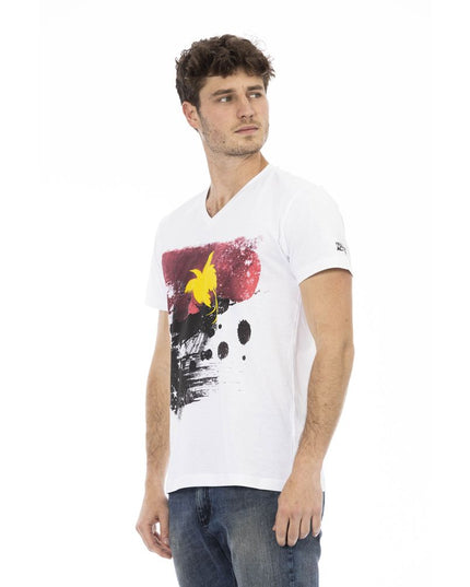 Trussardi Action White Cotton Men's T-Shirt