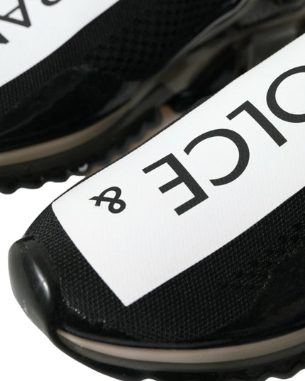 Dolce & Gabbana Black White Slip On Sneakers Sorrento Shoes
