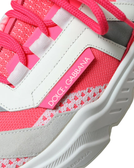 Dolce & Gabbana Multicolor Leather Daymaster Low Top Sneakers Shoes