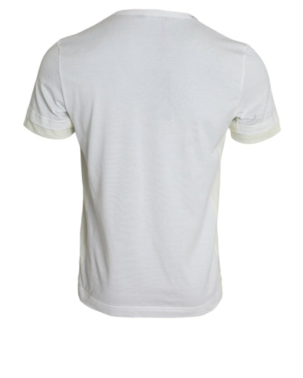 Dolce & Gabbana White Cotton Pocket Short Sleeves T-shirt