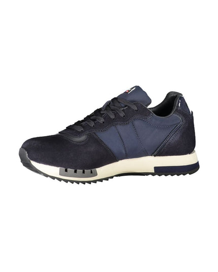 Blauer Contrast Lace-Up Sports Sneakers in Blue