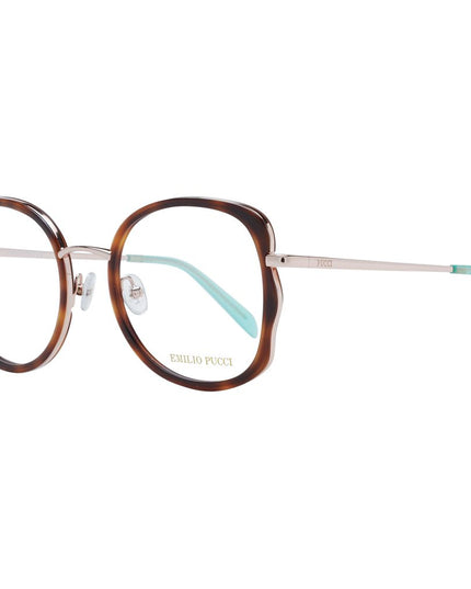 Emilio Pucci Brown Metal & Plastic Glasses (Frames)