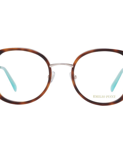 Emilio Pucci Brown Metal & Plastic Glasses (Frames)