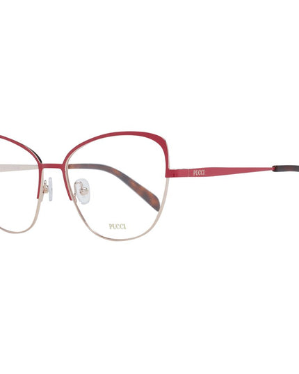 Emilio Pucci Red Metal Glasses (Frames)