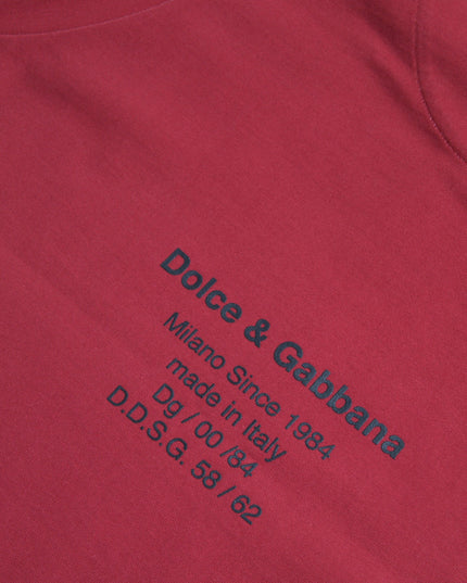 Dolce & Gabbana Red Leopard Print Sleeveless Tank T-shirt