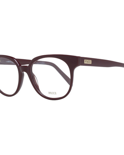 Emilio Pucci Burgundy Plastic Glasses (Frames)