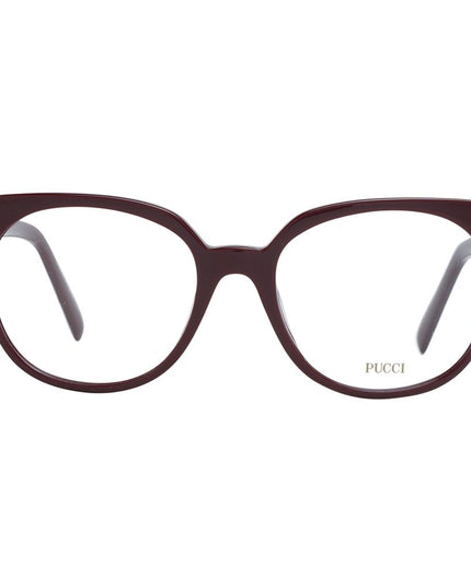 Emilio Pucci Burgundy Plastic Glasses (Frames)