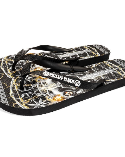Philipp Plein Multicolor Polyester Women Flip Flop