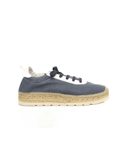 Cerruti 1881 Blue Calfskin Men Sneaker