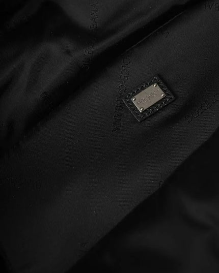 Dolce & Gabbana Blue Nylon #DGFamily Patch Men Backpack Bag