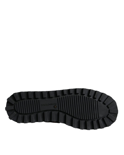 Dolce & Gabbana Brown Leopard Ankle Boots Padded Shoes