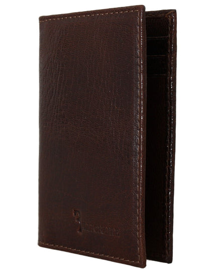 Billionaire Italian Couture Brown Leather Bifold Wallet