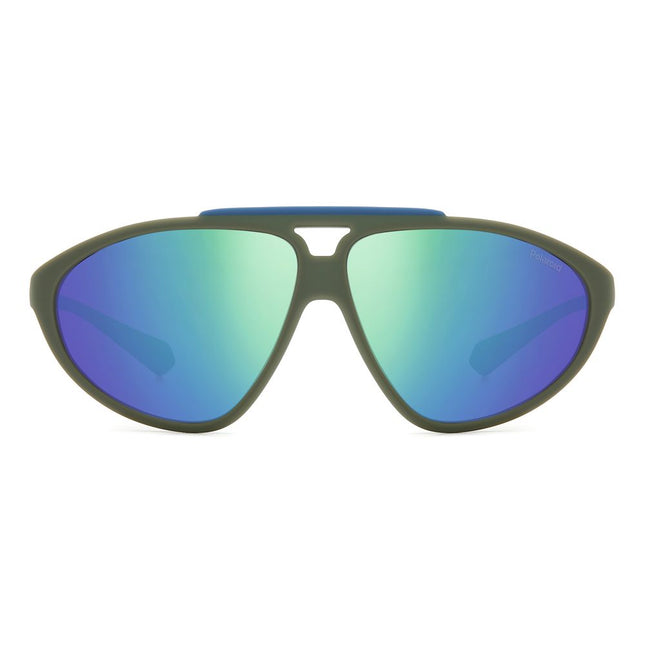 Polaroid Green Rubber Sunglasses