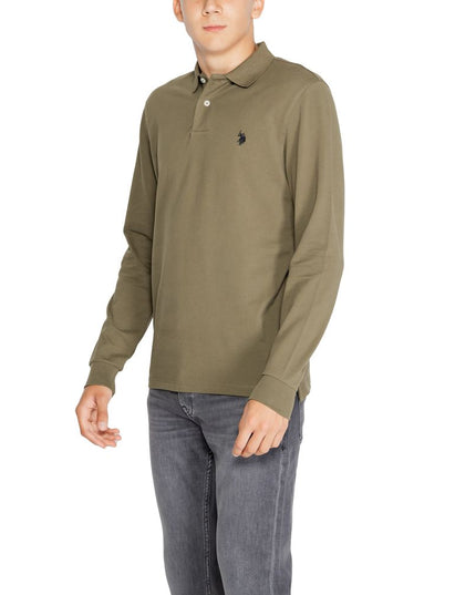 U.S. POLO ASSN. Green Cotton Long Sleeve T-Shirt