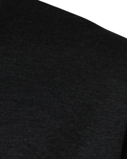 Dolce & Gabbana Dark Gray Camouflage Crew Neck T-shirt