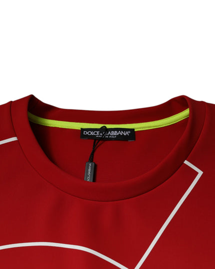 Dolce & Gabbana Multicolor Logo Cotton Men Crew Neck T-shirt