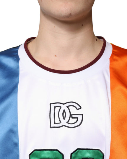 Dolce & Gabbana Multicolor Jersey Tank Sleeveless T-shirt