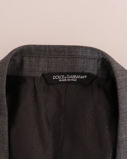Dolce & Gabbana Gray Wool MARTINI Slim Blazer