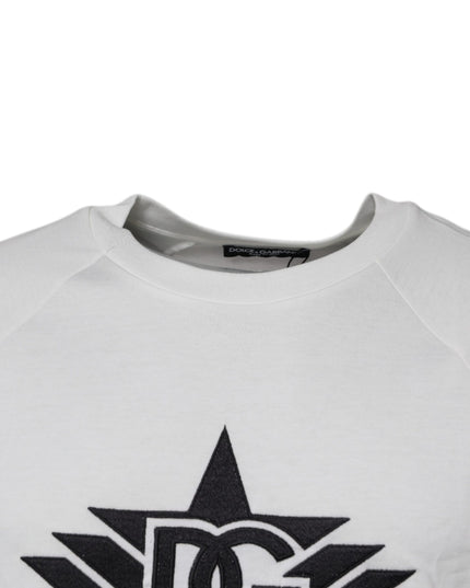 Dolce & Gabbana White DG Sport Crew Neck Short Sleeve T-shirt