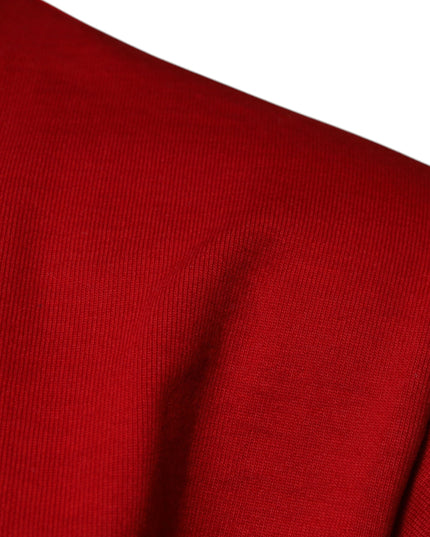 Dolce & Gabbana Red DG Eye Cotton Crew Neck T-shirt
