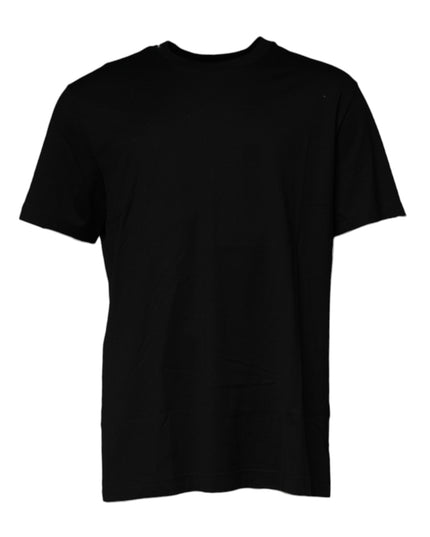 Dolce & Gabbana Black Crew Neck Short Sleeve T-shirt