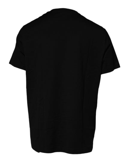Dolce & Gabbana Black Crew Neck Short Sleeve T-shirt