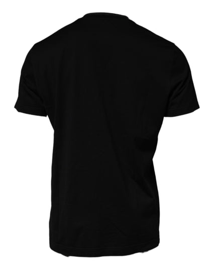 Dolce & Gabbana Black Crew Neck Short Sleeve T-shirt