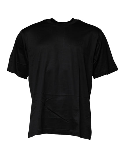 Dolce & Gabbana Black Crew Neck Short Sleeve T-shirt
