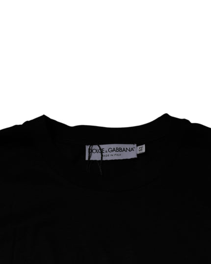 Dolce & Gabbana Black Crew Neck Short Sleeve T-shirt